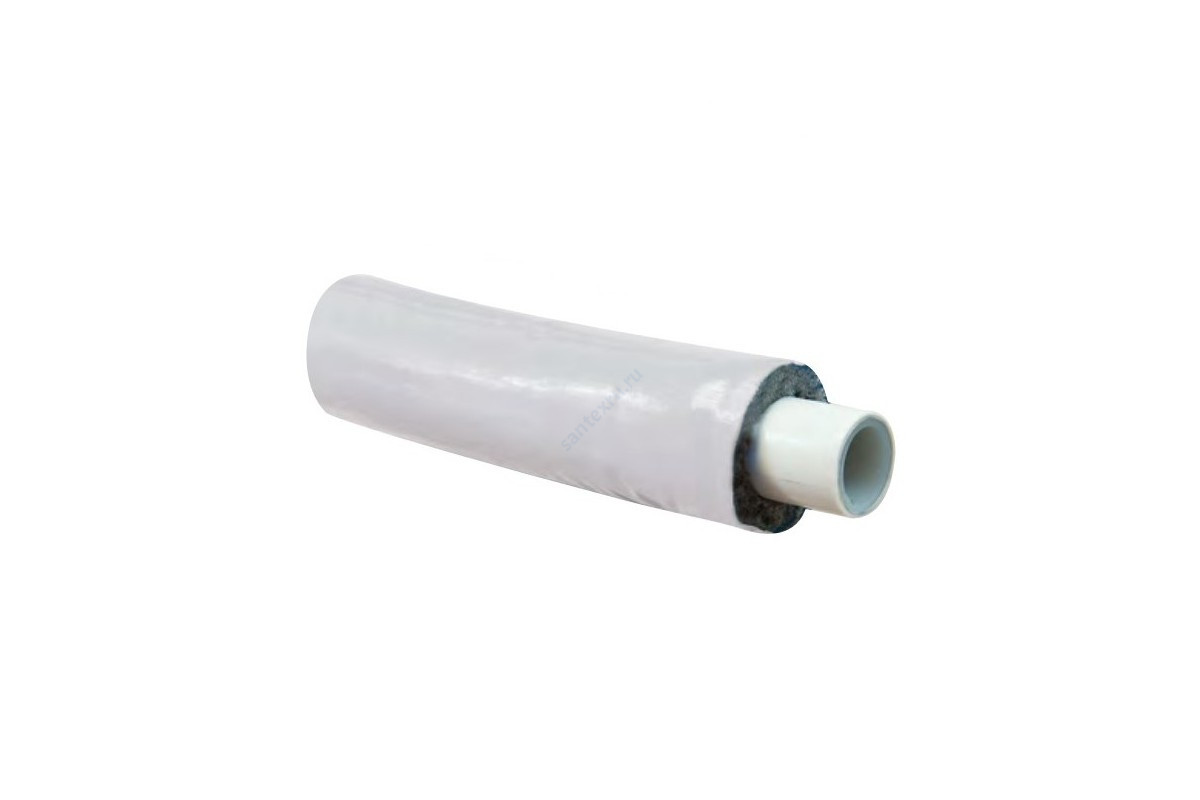 Труба PEX-AL-PEX R999I Дн 32х3,0 Ру10 бухта 25м серый в изоляции Giacomini R999IY180