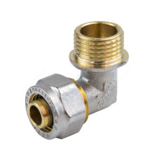 Угольник МП латунь никель обжим 7006 Дн 26х3/4"х90гр НР ГОСТ 32415-2013 Aquasfera 7006-05