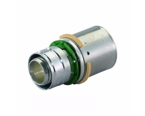 Муфта переходная МП латунь пресс MLC Дн 40х25 Uponor 1046930 (1015230) Муфта переходная МП латунь пресс MLC Дн 40х25 Uponor 1046930 (1015230)