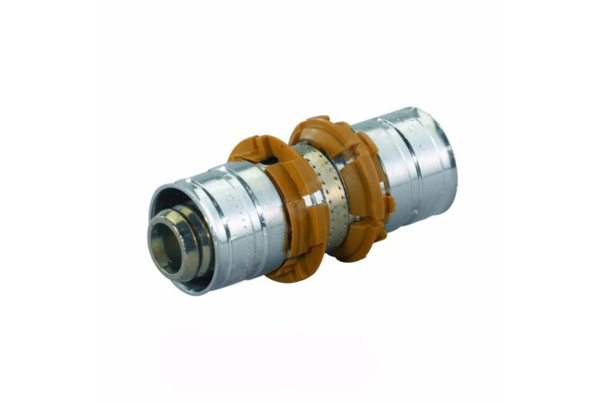 Муфта МП латунь пресс MLC Дн 40 Uponor 1046932 (1015236)