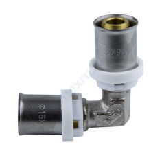 Угольник МП латунь пресс 8005 Дн 16х90гр ГОСТ 32415-2013 Aquasfera 8005-01