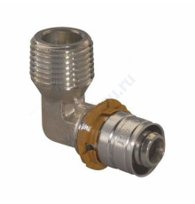 Угольник МП латунь пресс S-PRESS PLUS Дн 20х1/2"х90гр Ру10 НР Uponor 1070533 (1014729)