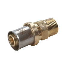 Муфта МП латунь пресс RM107 Дн 16х1/2" НР Giacomini RM107Y033