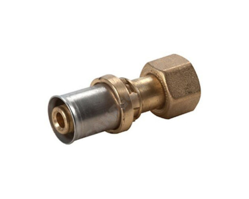 Муфта МП латунь пресс RM179SP Дн 16х3/8" с накидной гайкой Giacomini RM179Y043 Муфта МП латунь пресс RM179SP Дн 16х3/8" с накидной гайкой Giacomini RM179Y043