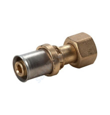 Муфта МП латунь пресс RM179SP Дн 50х1 1/2" с накидной гайкой Giacomini RM179Y093