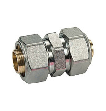 Муфта переходная МП латунь хром обжим R566AM Дн 20х16 Giacomini R566MX053