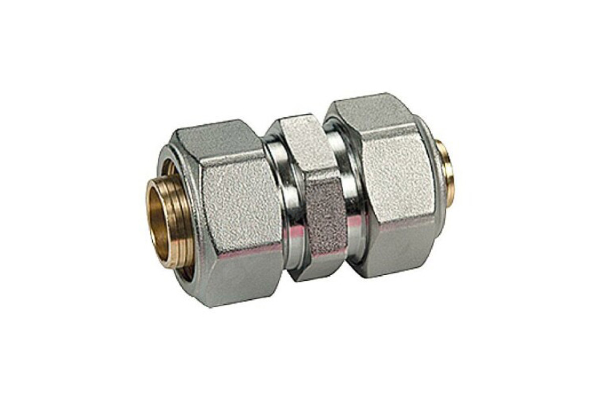 Муфта переходная МП латунь хром обжим R566AM Дн 26х20 Giacomini R566MX060