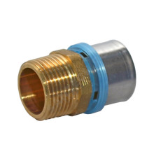 Муфта МП латунь пресс Дн 32х1" НР N.T.M 700V321/030 N.T.M.