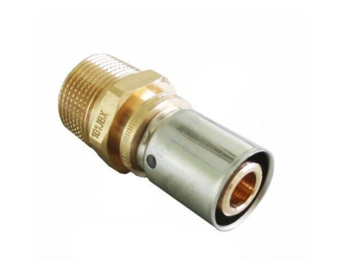 Муфта МП бронза/нерж пресс Cofit P Дн 20х2,5х1/2" НР Oventrop 1512045 Муфта МП бронза/нерж пресс Cofit P Дн 20х2,5х1/2" НР Oventrop 1512045
