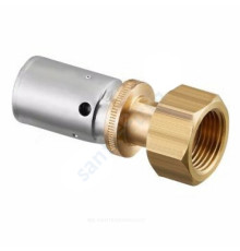  Муфта МП бронза/нерж пресс Cofit PD Дн 20х2,5х3/4" с накидной гайкой Oventrop 1532145 