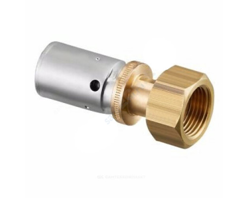  Муфта МП бронза/нерж пресс Cofit PD Дн 20х2,5х3/4" с накидной гайкой Oventrop 1532145 