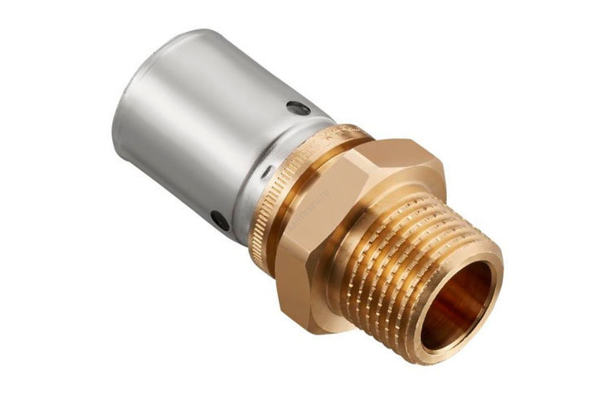 Муфта МП бронза/нерж пресс Cofit PD Дн 20х2,5х3/4" НР Oventrop 1532046