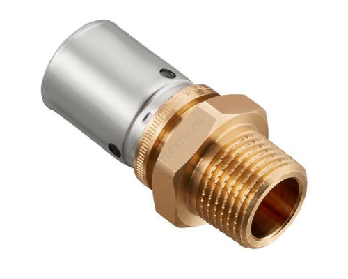 Муфта МП бронза/нерж пресс Cofit PD Дн 20х2,5х3/4" НР Oventrop 1532046 Муфта МП бронза/нерж пресс Cofit PD Дн 20х2,5х3/4" НР Oventrop 1532046