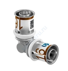 Угольник МП латунь пресс S-PRESS PLUS Дн 25х90гр Uponor 1070529