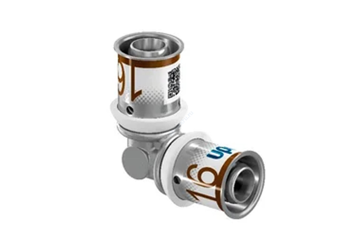 Угольник МП латунь пресс S-PRESS PLUS Дн 25х90гр Uponor 1070529