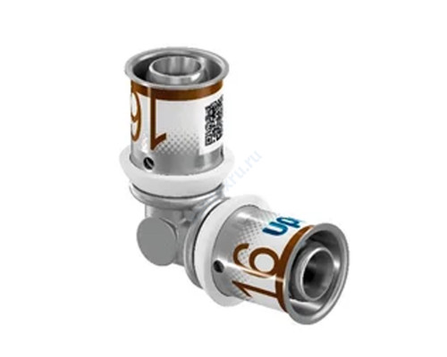 Угольник МП латунь пресс S-PRESS PLUS Дн 32х90гр Uponor 1070530