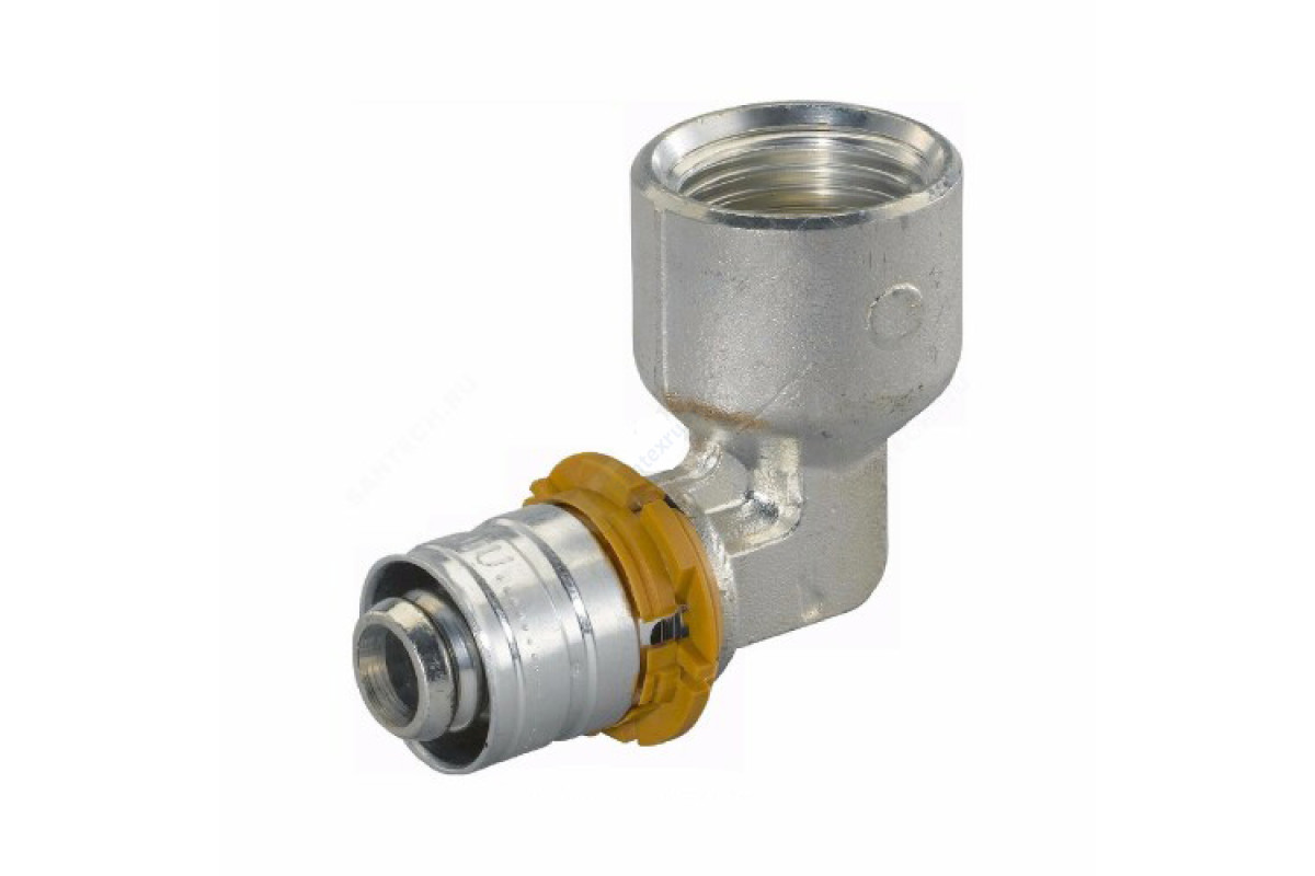 Угольник МП латунь пресс MLC Дн 40х1 1/2"х90гр ВР Uponor 1046910 (1014786)