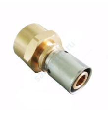 Муфта МП бронза/нерж пресс Cofit P Дн 16х2,0х1/2" ВР Oventrop 1512243