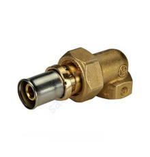 Угольник разъемный МП/PE-X латунь пресс RM19 Дн 26х3/4"х90гр ВР Giacomini RM19Y049