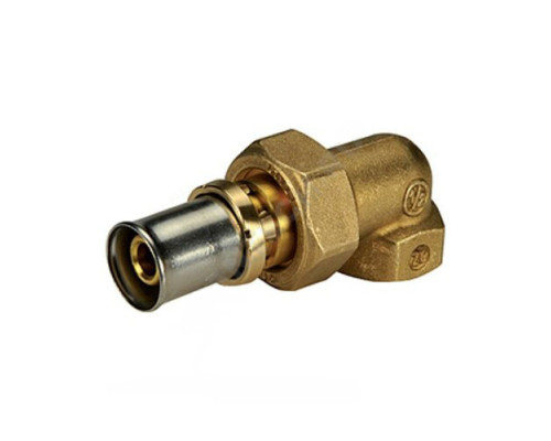 Угольник разъемный МП/PE-X латунь пресс RM19 Дн 26х3/4"х90гр ВР Giacomini RM19Y049 Угольник разъемный МП/PE-X латунь пресс RM19 Дн 26х3/4"х90гр ВР Giacomini RM19Y049