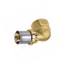 Угольник МП/PE-X латунь пресс RM129 Дн 16х1/2"х90гр ВР Giacomini RM129Y033