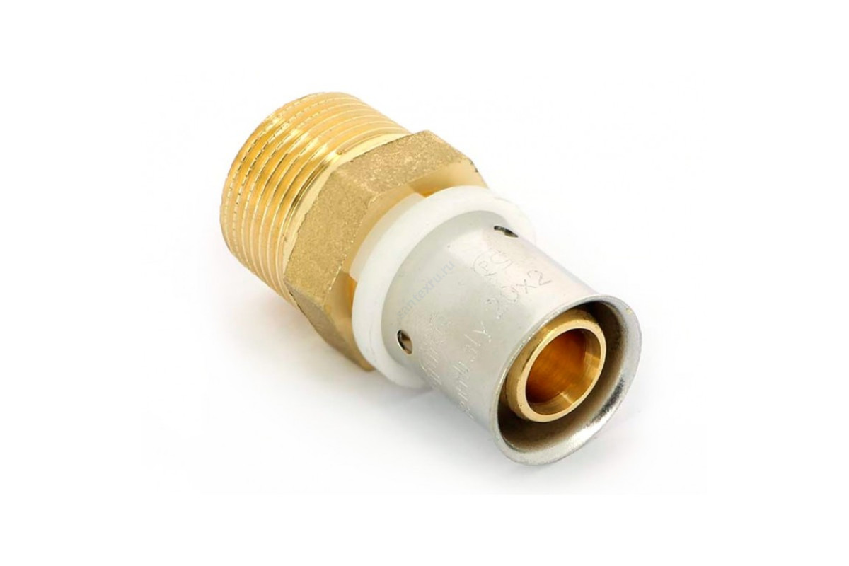 Муфта МП латунь пресс Дн 16х1/2" НР UNI-FITT 10512G001604