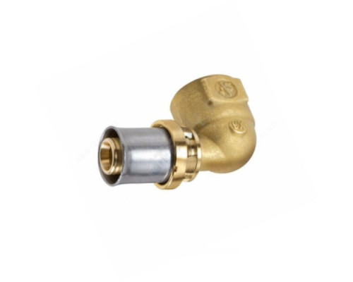 Угольник МП/PE-X латунь пресс RM129 Дн 40х1 1/2"х90гр ВР Giacomini RM129Y076