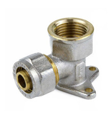 Водорозетка МП латунь никель обжим 7008 Дн 20х1/2" ВР ГОСТ 32415-2013 Aquasfera 7008-02