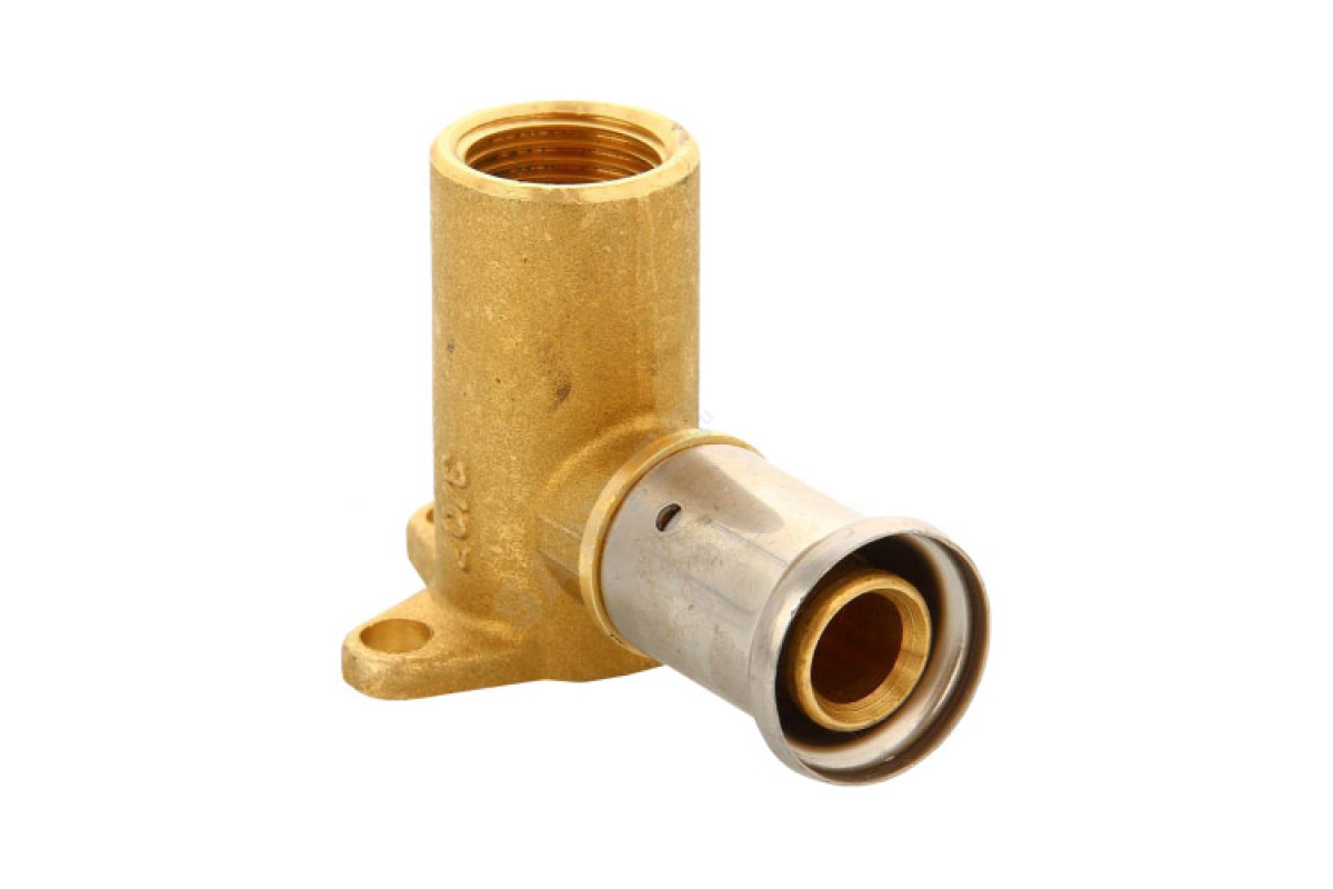 Водорозетка МП латунь пресс Дн 26х3/4" ВР H=52мм Henco 2P-2605 