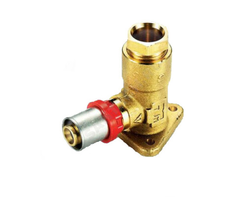 Водорозетка МП латунь пресс Дн 16х1/2" ВР TIEMME 1650004(1656G001604CZ) 