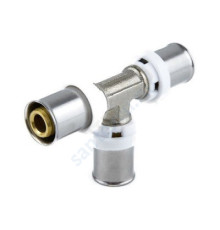 Тройник МП латунь никель пресс 8009 Дн 20 ГОСТ 32415-2013 Aquasfera 8009-02