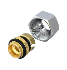 Переходник МП/PE-X латунь обжим R179AM Дн 14х2,0х18 Ру10 Giacomini R179MX022