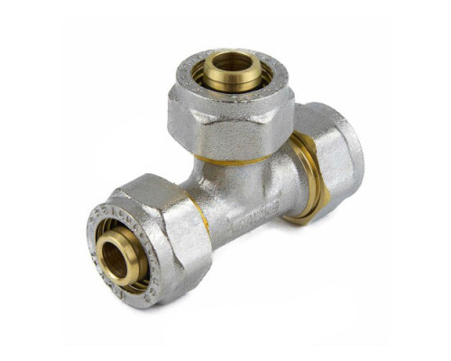 Тройник МП латунь никель обжим 7011 Дн 26 ГОСТ 32415-2013 Aquasfera 7011-03 Тройник МП латунь никель обжим 7011 Дн 26 ГОСТ 32415-2013 Aquasfera 7011-03