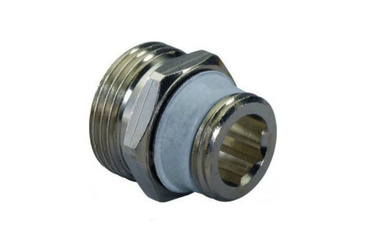 Ниппель переходной МП латунь Ду 15х20 НР Uponor 1013906 