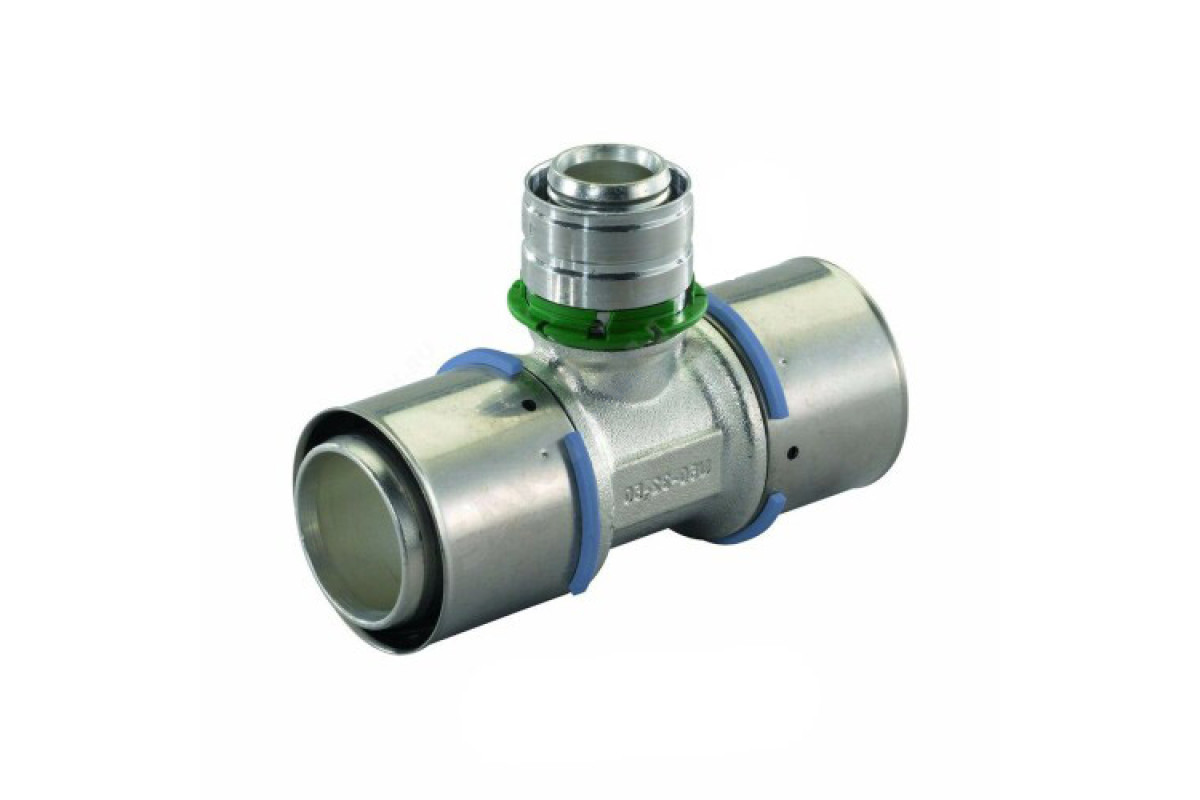 Тройник переходной МП латунь пресс MLC Дн 40х32х40 Uponor 1046920 (1015111)