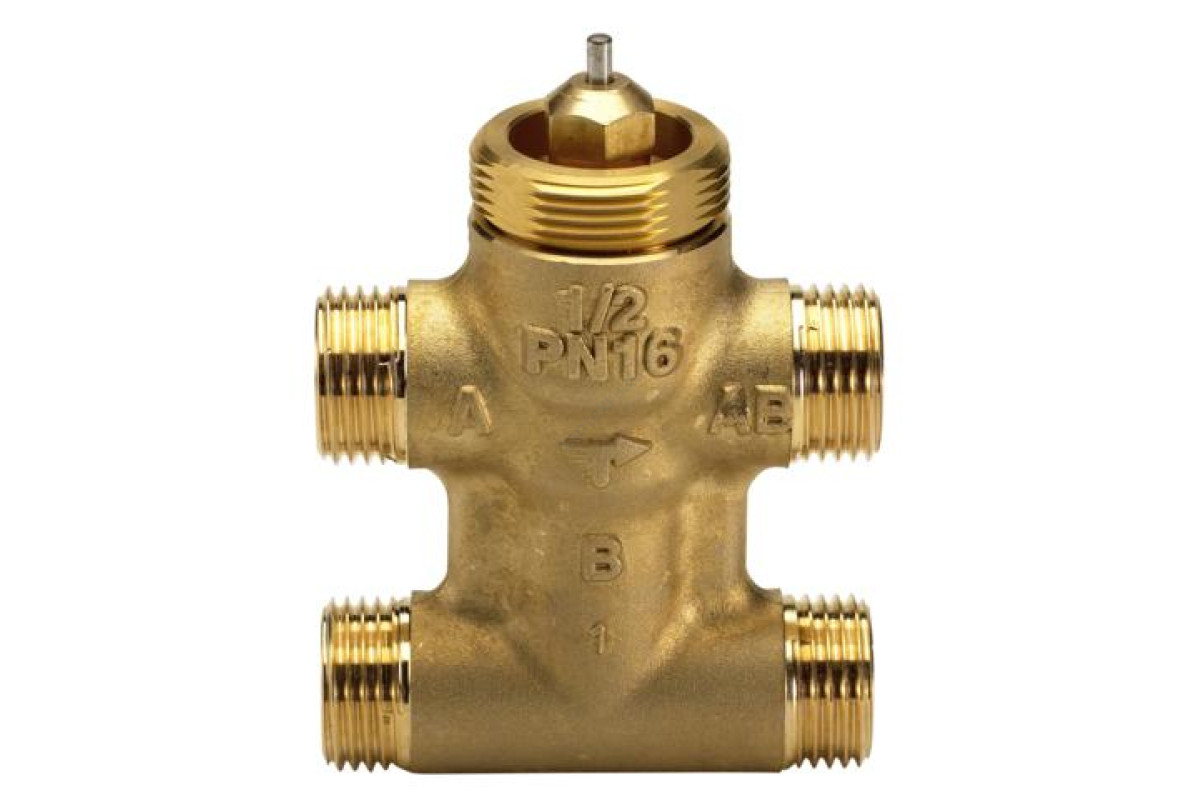 Клапан регулирующий латунь VZL4 Ду 15 Ру16 НР G1/2" Kvs=1м3/ч Danfoss 065Z2093