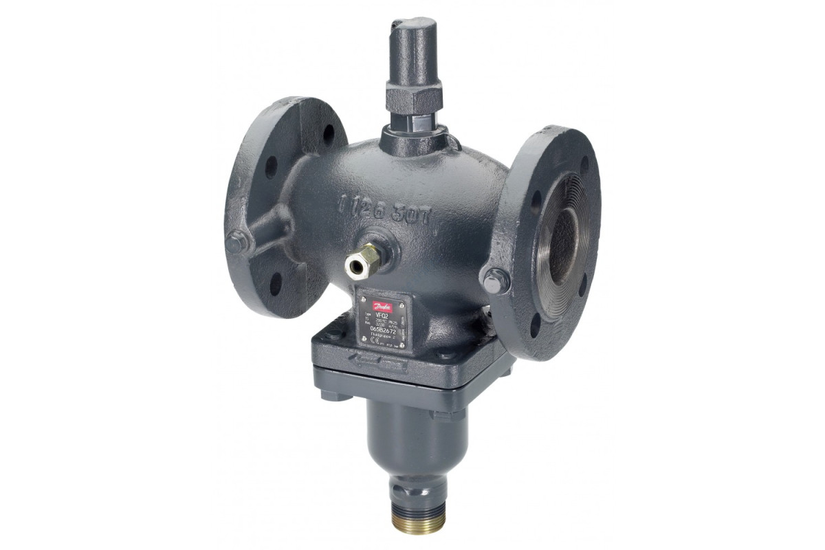 Клапан регулирующий чугун VFQ2 Ду 20 Ру25 фл Kvs=6.3м3/ч Danfoss 065B2668