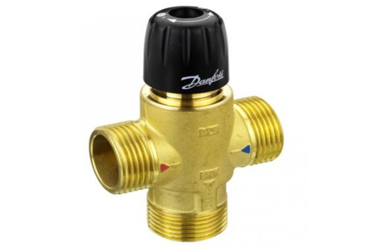 Клапан смесительный термостатический седельный латунь TVM-H Ду 20 Ру10 3/4" НР Kvs=1.9 70С Danfoss 003Z1120