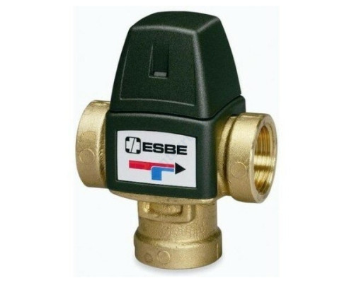 КЛАПАН СМЕСИТЕЛЬНЫЙ ТЕРМОСТАТИЧЕСКИЙ СЕДЕЛЬНЫЙ ЛАТУНЬ VTA321 ДУ 15 РУ10 1/2" ВР KVS=1.5 43С ESBE 31100300