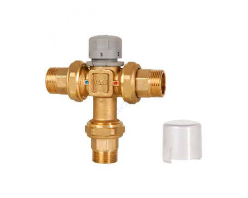 Клапан смесительный термостатический седельный латунь Ду 15 Ру10 1/2" НР Kvs=1.5 60С Icma 90148AD05