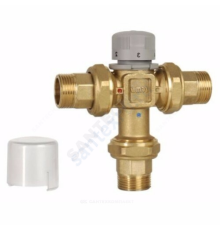 КЛАПАН СМЕСИТЕЛЬНЫЙ ТЕРМОСТАТИЧЕСКИЙ СЕДЕЛЬНЫЙ ЛАТУНЬ ДУ 20 РУ10 3/4" ВР KVS=2 60С ICMA 90144AE05