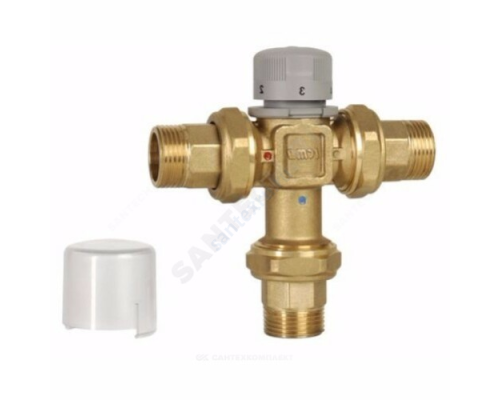 КЛАПАН СМЕСИТЕЛЬНЫЙ ТЕРМОСТАТИЧЕСКИЙ СЕДЕЛЬНЫЙ ЛАТУНЬ ДУ 20 РУ10 3/4" ВР KVS=2 60С ICMA 90144AE05