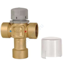 Клапан смесительный термостатический седельный латунь Ду 25 Ру10 1" ВР Kvs=3 60С Icma 90149AF05