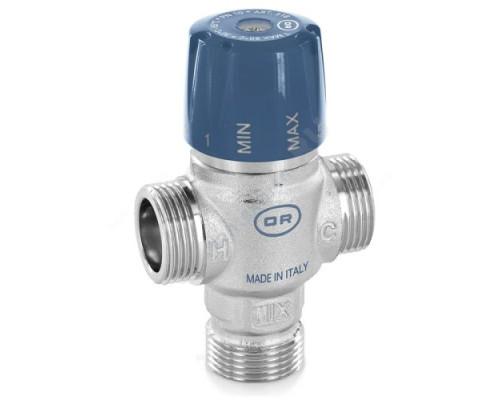 Клапан смесительный термостатический латунь 518 Ду 25 Ру10 НР Kvs=1.4 90С OR 0518.025