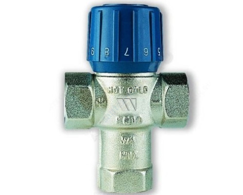 КЛАПАН ТЕРМОСТАТИЧЕСКИЙ ЛАТУНЬ 63C ДУ 25 РУ10 ВР KVS=2.1 25-50C WATTS 10017421