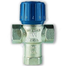 КЛАПАН ТЕРМОСТАТИЧЕСКИЙ ЛАТУНЬ 63C ДУ 25 РУ10 ВР KVS=2.1 25-50C WATTS 10017421