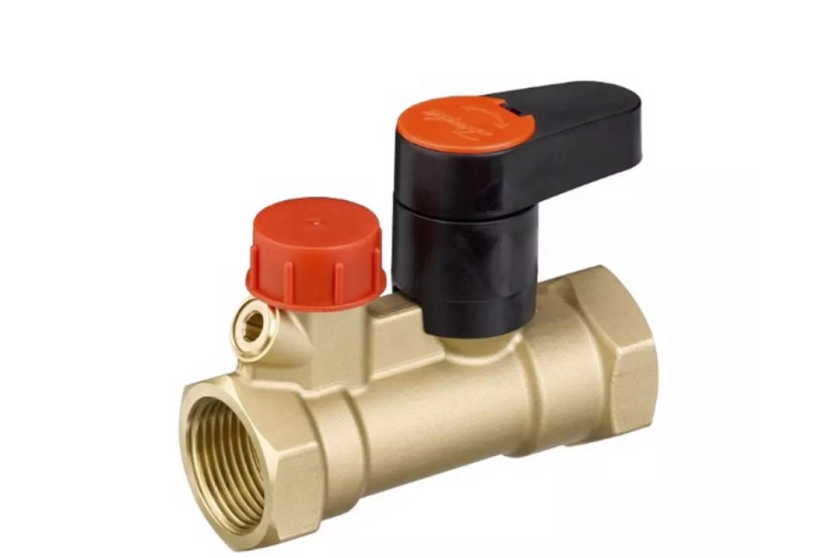 Клапан запорный ручной латунь MSV-S Ду 20 Ру20 ВР