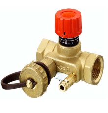 Клапан балансировочный ручной латунь MNT Ду 15 Ру16 ВР