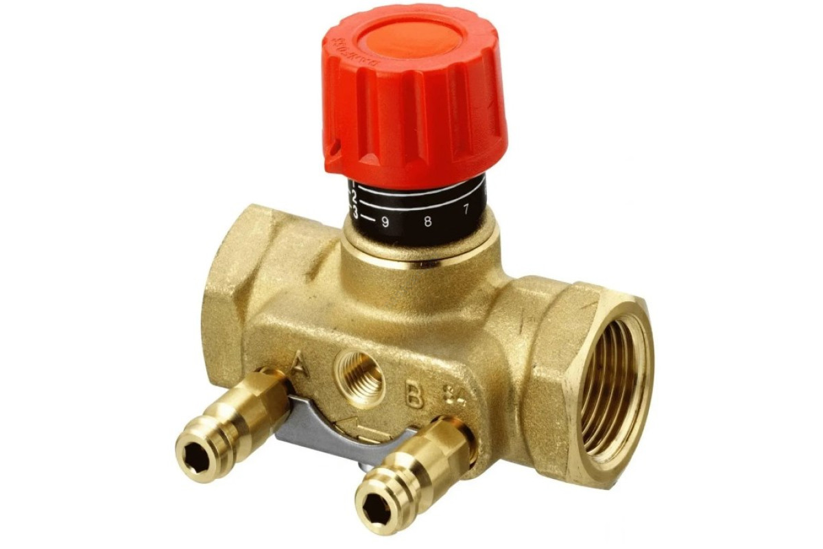 Клапан балансировочный ручной латунь CNT Ду 15 Ру16 ВР