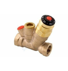 Клапан термостатический балансировочный ручной бронза AHT Ду 20 Ру10 ВР